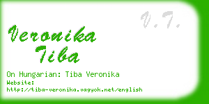 veronika tiba business card